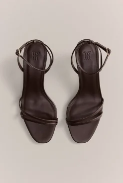 Heels & Wedges|Occasion Dresses & Outfits>Trenery Aubrey Kitten Heel Chocolate
