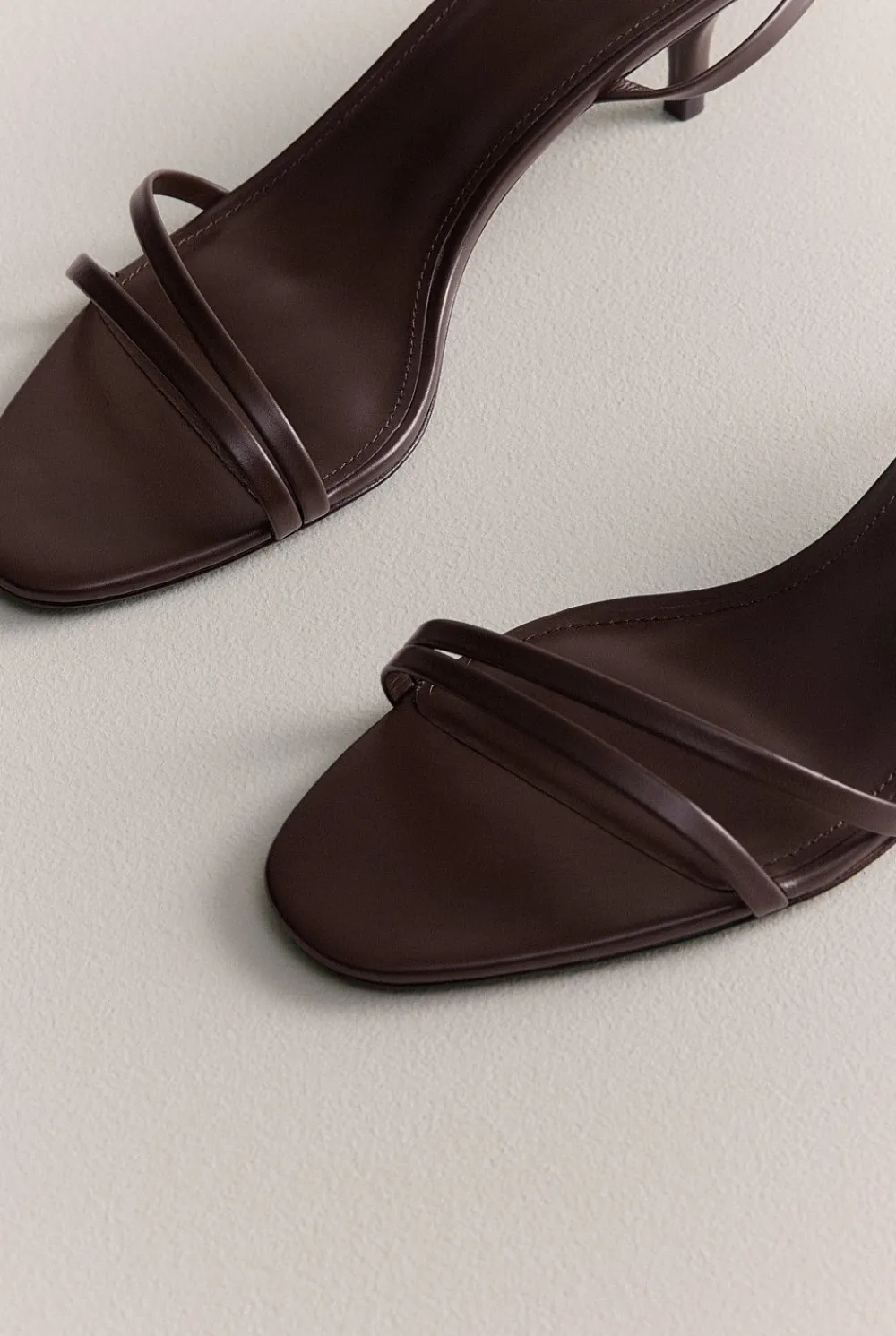 Heels & Wedges|Occasion Dresses & Outfits>Trenery Aubrey Kitten Heel Chocolate