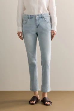 Denim & Jeans>Trenery Australian Cotton Blend Boyfriend Jean LightWash