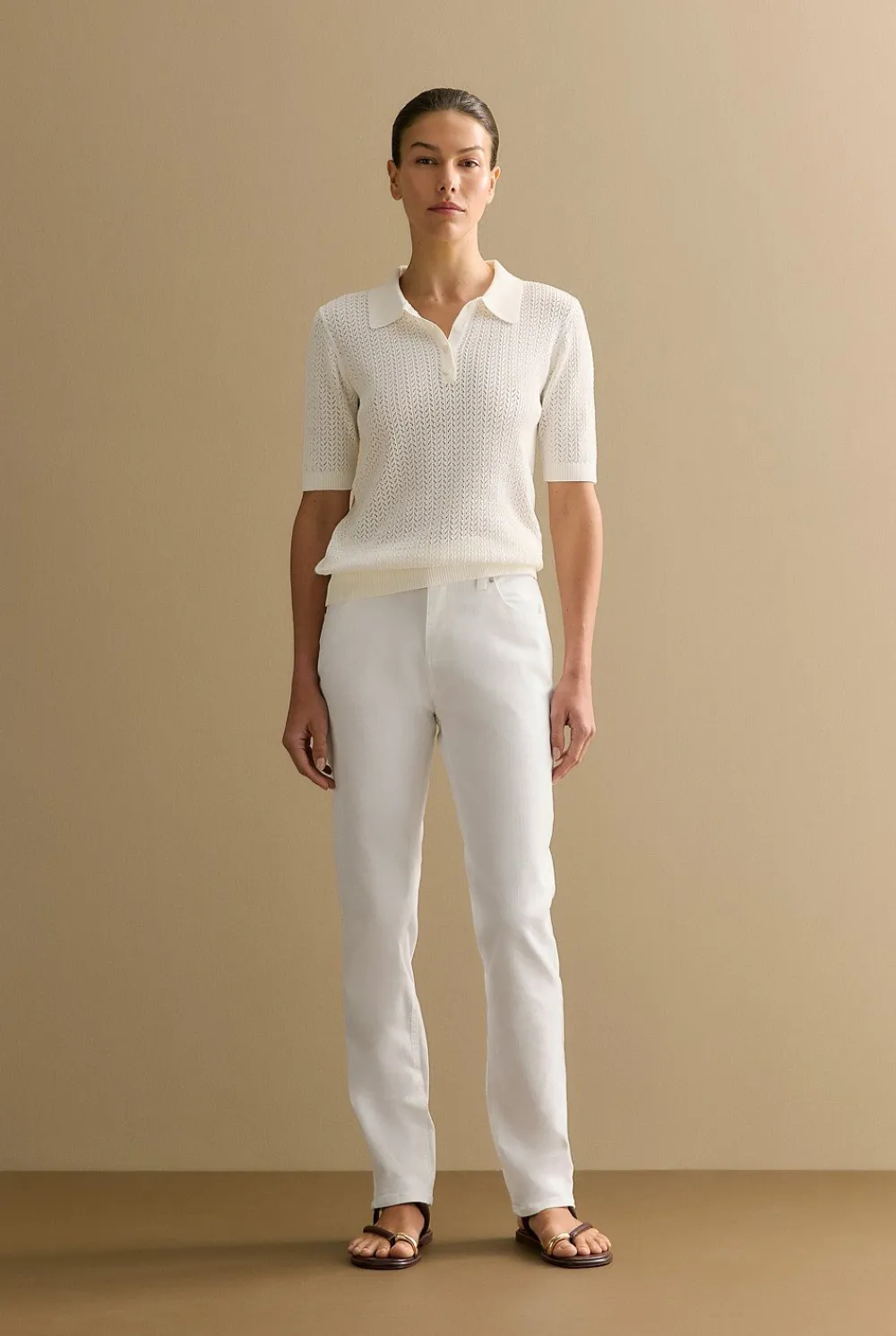 Pants|Denim & Jeans>Trenery Australian Cotton Blend Boyfriend Jean White