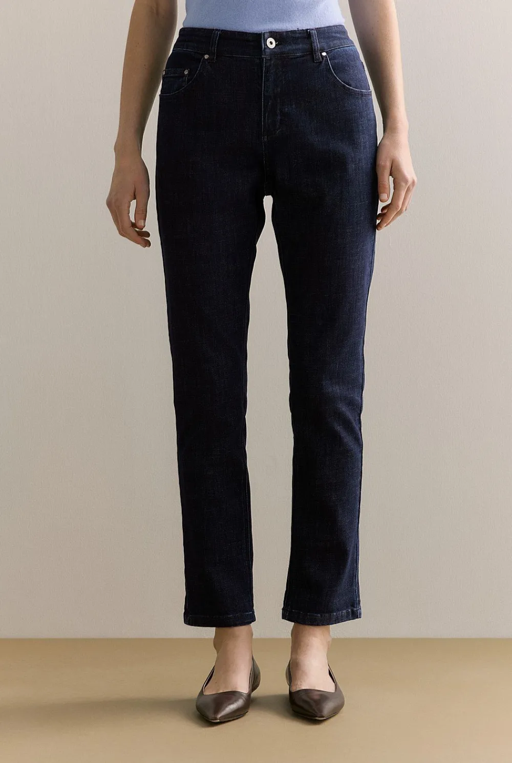 Pants|Denim & Jeans>Trenery Australian Cotton Blend Boyfriend Jean DarkIndigo