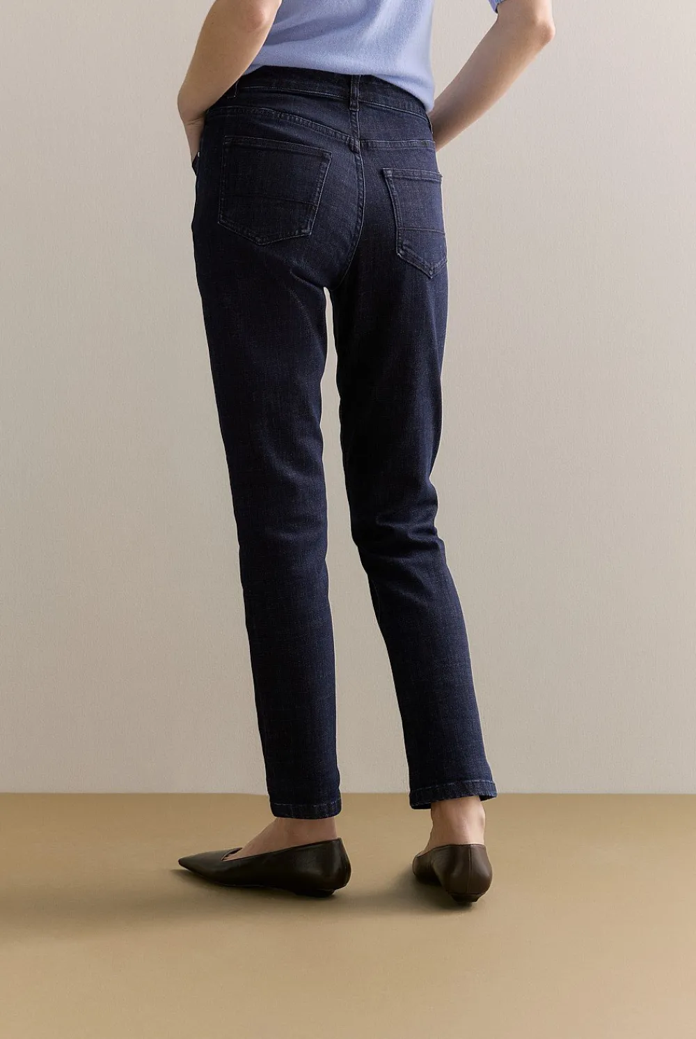Pants|Denim & Jeans>Trenery Australian Cotton Blend Boyfriend Jean DarkIndigo