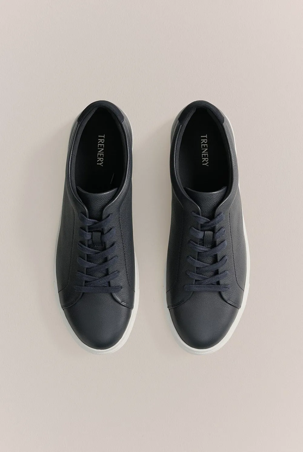 Shoes>Trenery Brett Leather Sneaker DarkNavy
