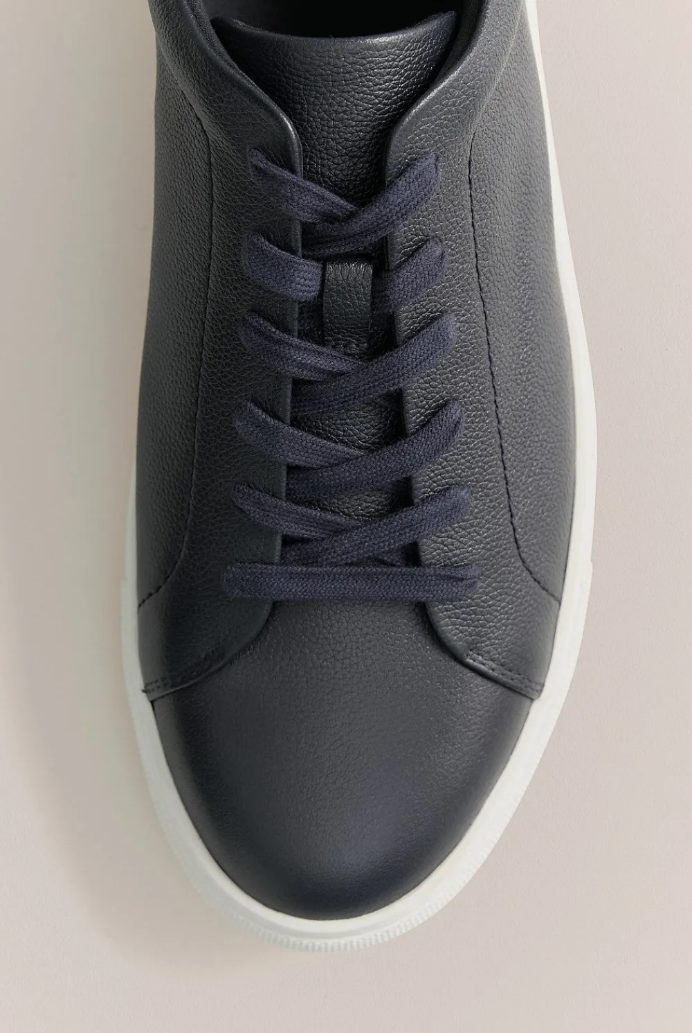 Shoes>Trenery Brett Leather Sneaker DarkNavy