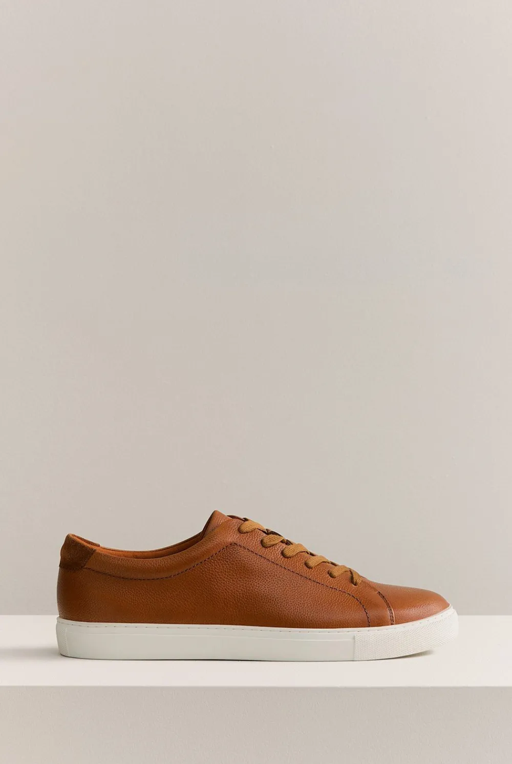 Shoes>Trenery Brett Leather Sneaker Chestnut