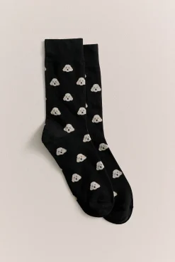 Socks>Trenery Cavoodle Crew Sock Black