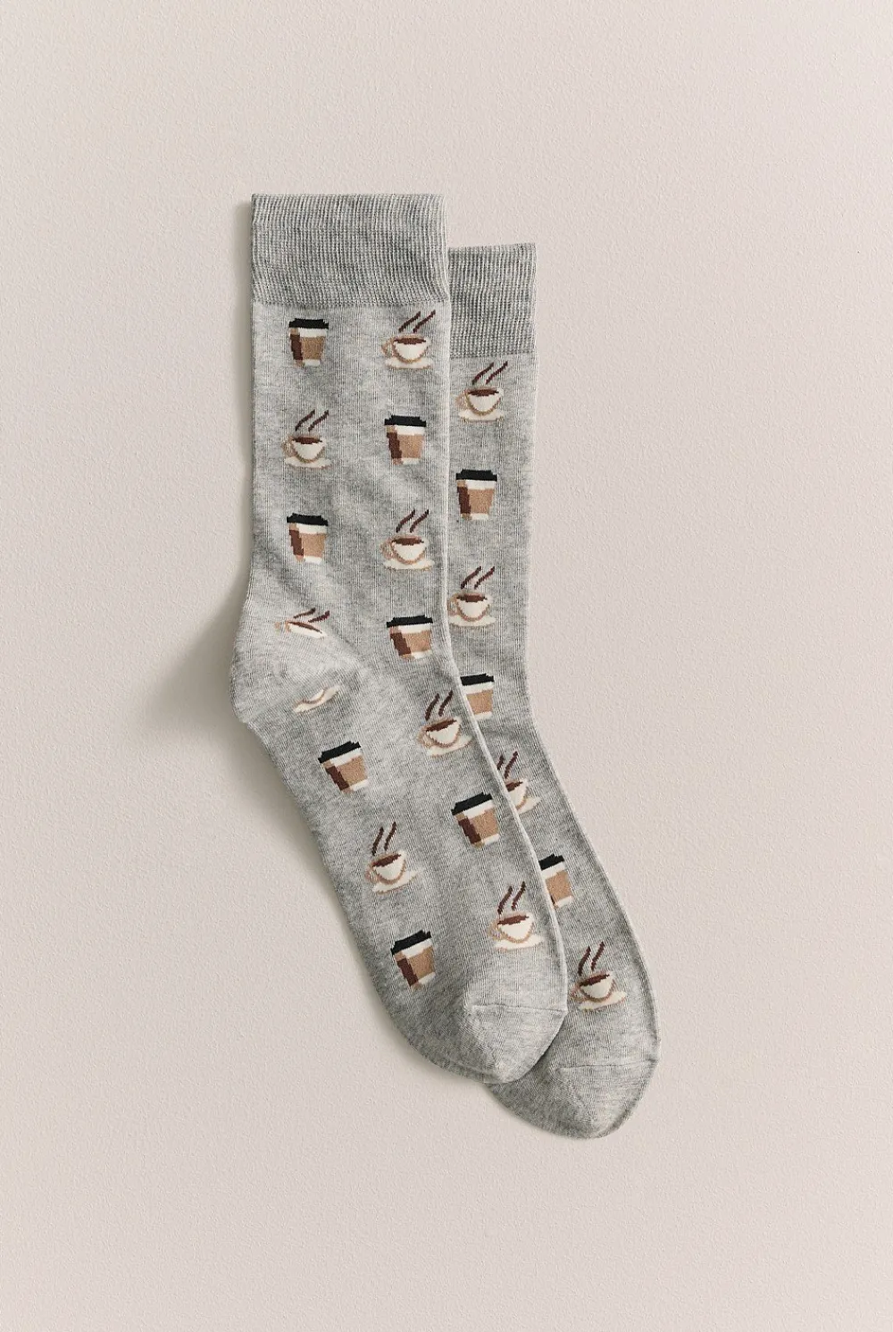 Socks>Trenery Coffee Crew Sock Cement