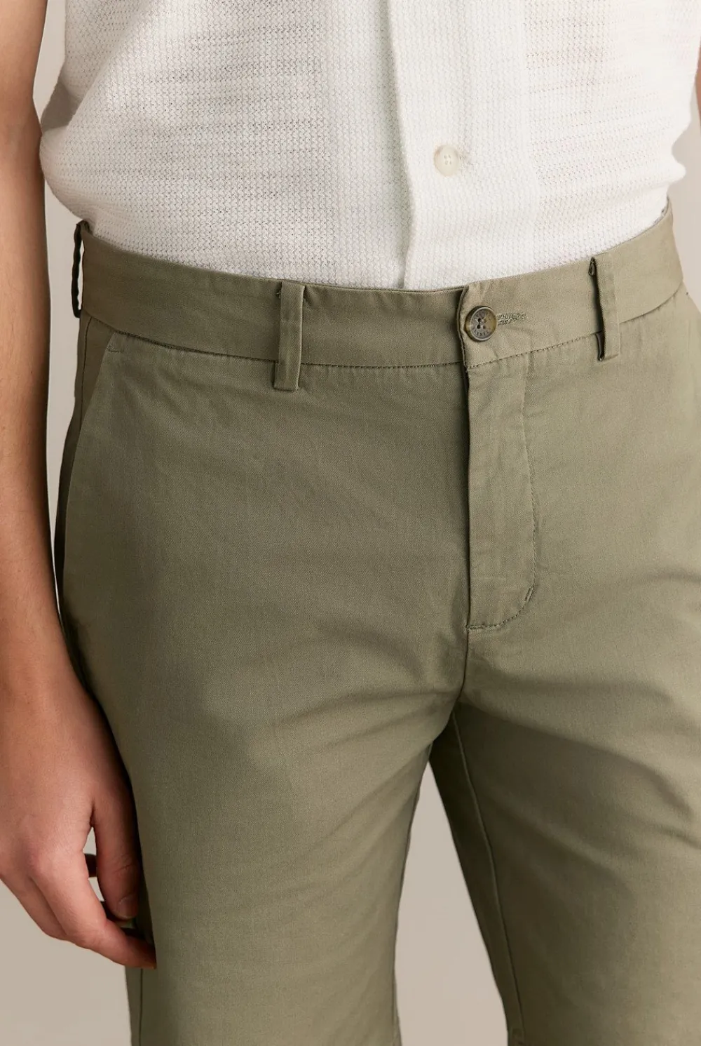 Shorts|Chino Shorts>Trenery Cotton Twill Chino Short HunterGreen