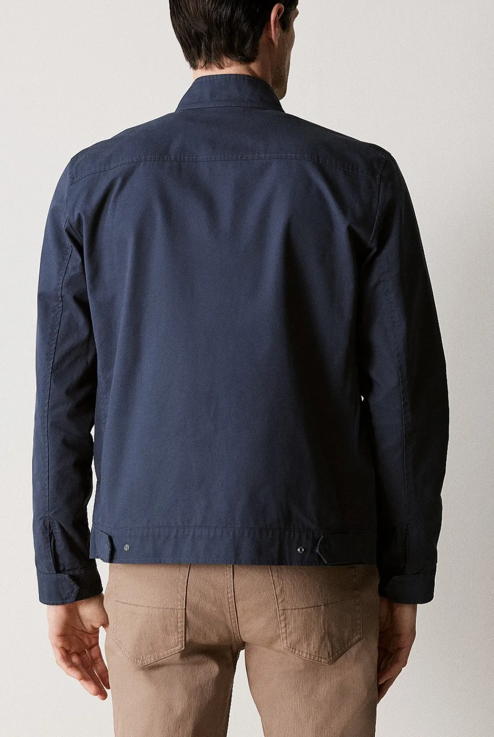 Outerwear>Trenery Cotton Twill Harrington Navy