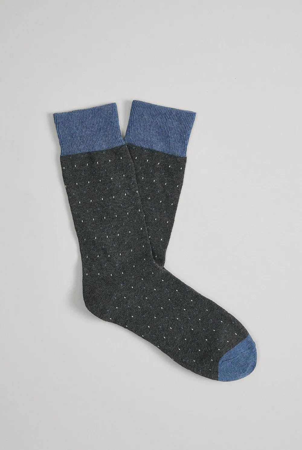 Socks>Trenery Dash Spot Sock CharcoalMarle