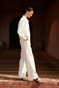 Outerwear|Co-ord Sets>Trenery Draped Zip Through Blouson Jacket White