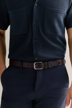 Belts>Trenery Eddie Belt Chocolate