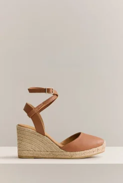 Heels & Wedges|Sandals & Slides>Trenery Gwen Espadrille Wedge Russet