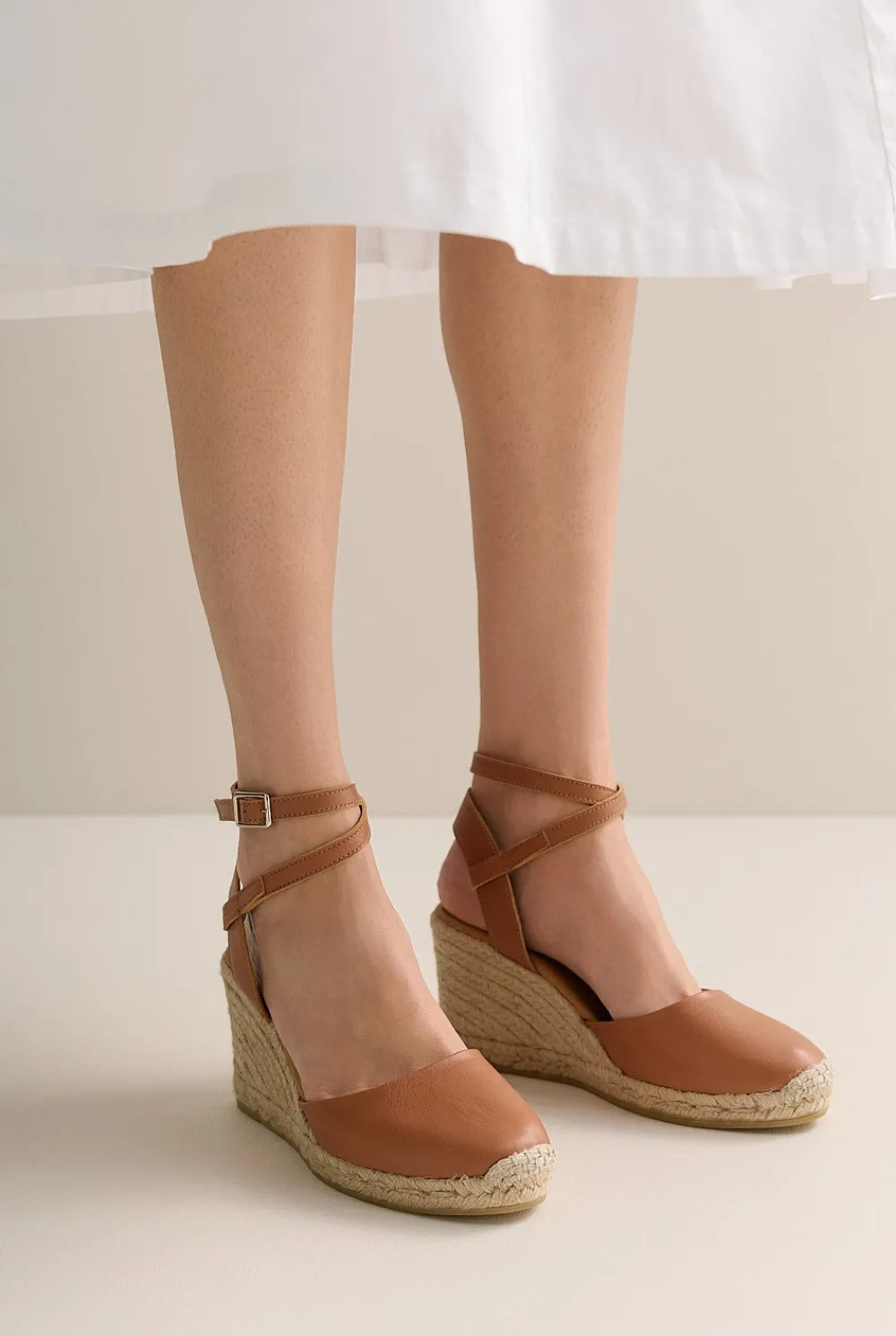 Heels & Wedges|Sandals & Slides>Trenery Gwen Espadrille Wedge Russet