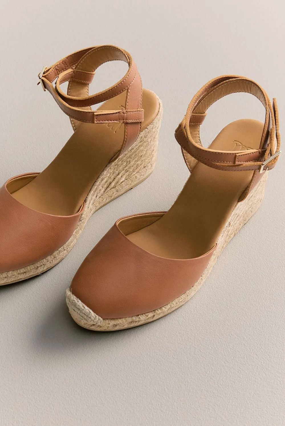 Heels & Wedges|Sandals & Slides>Trenery Gwen Espadrille Wedge Russet