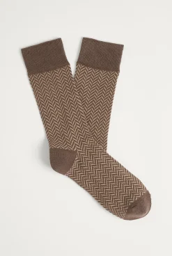Socks>Trenery Herringbone Sock Latte