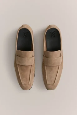 Shoes>Trenery Hudson Suede Loafer Sand