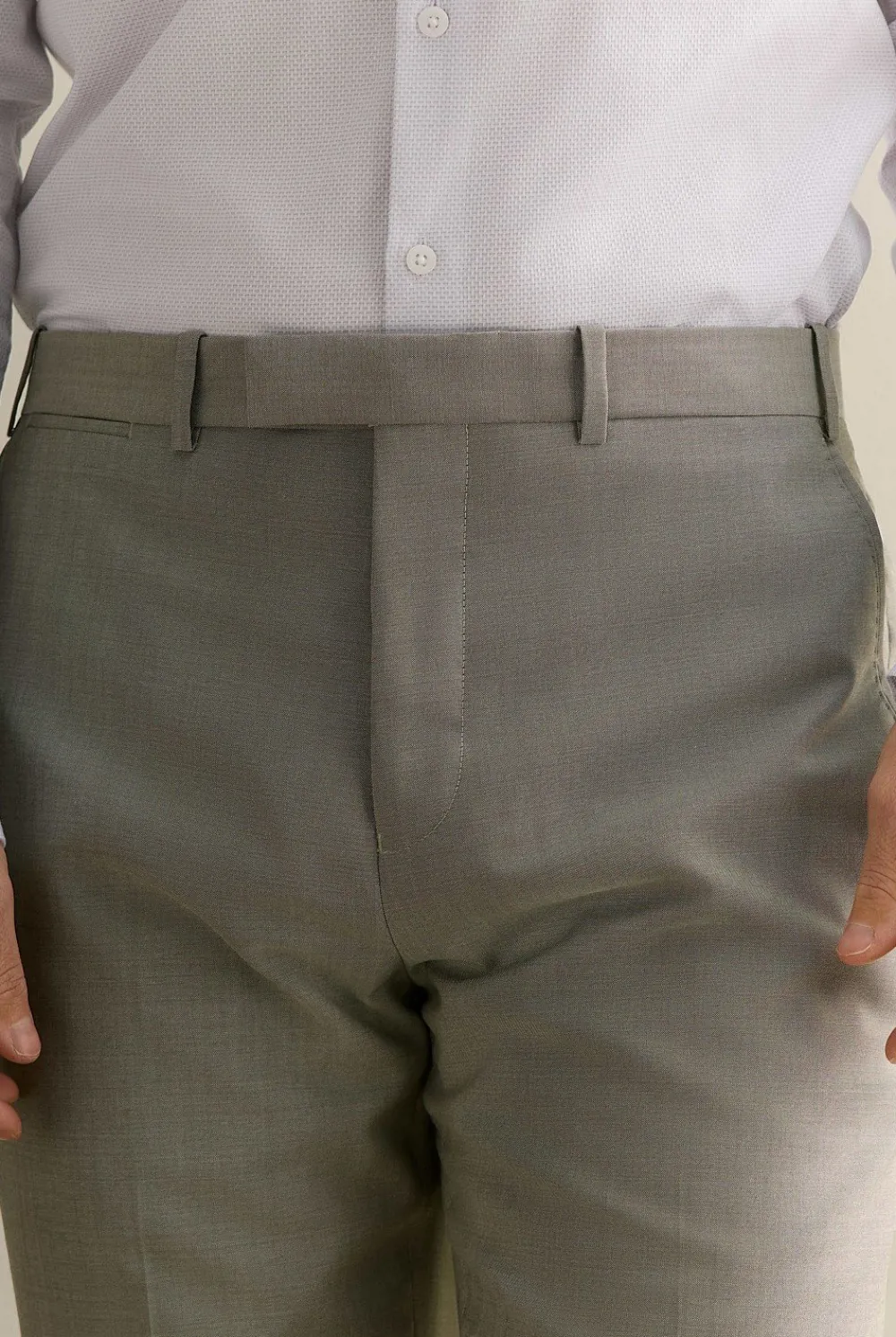 Suits & Tailoring>Trenery Italian Wool Pant Cement