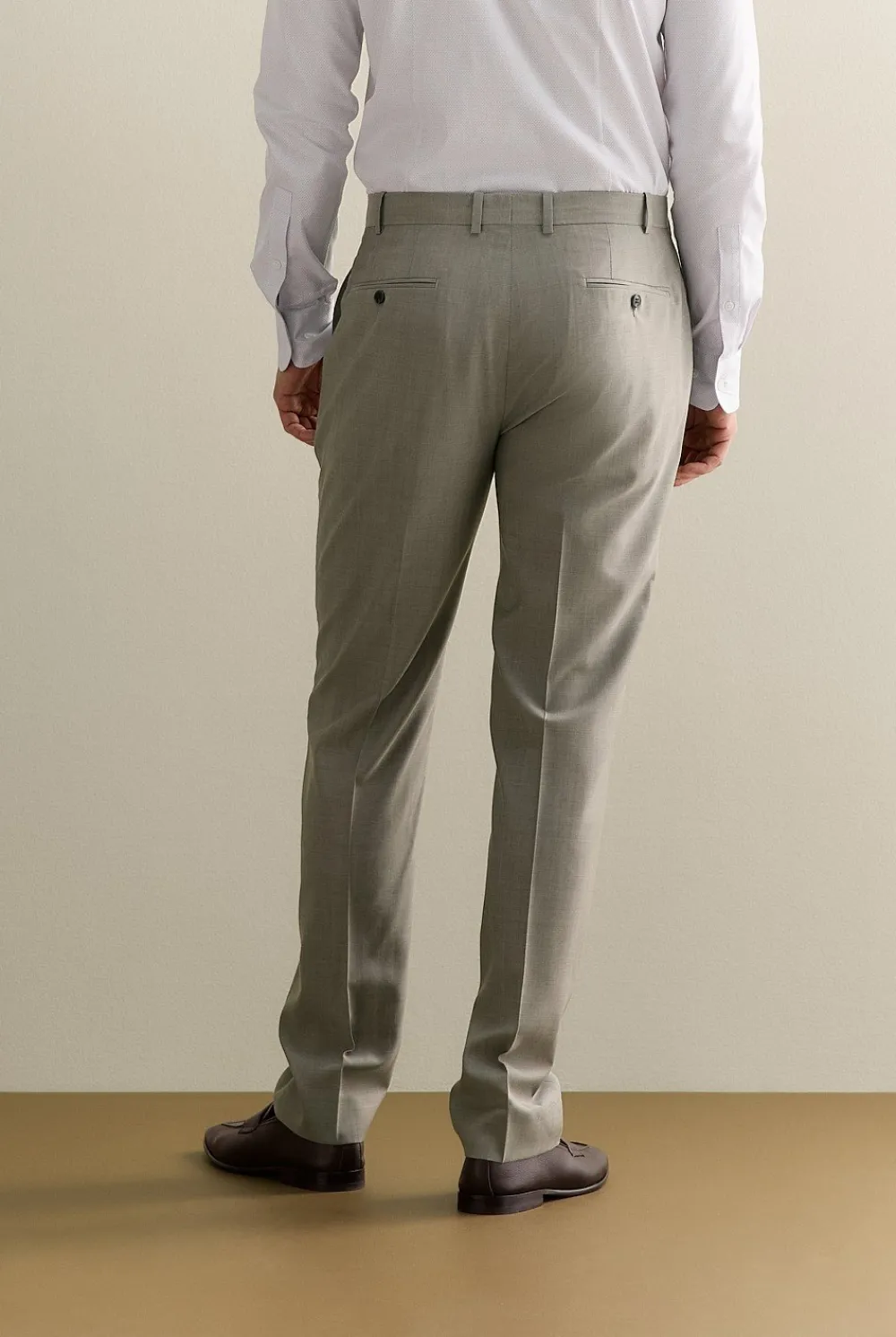 Suits & Tailoring>Trenery Italian Wool Pant Cement