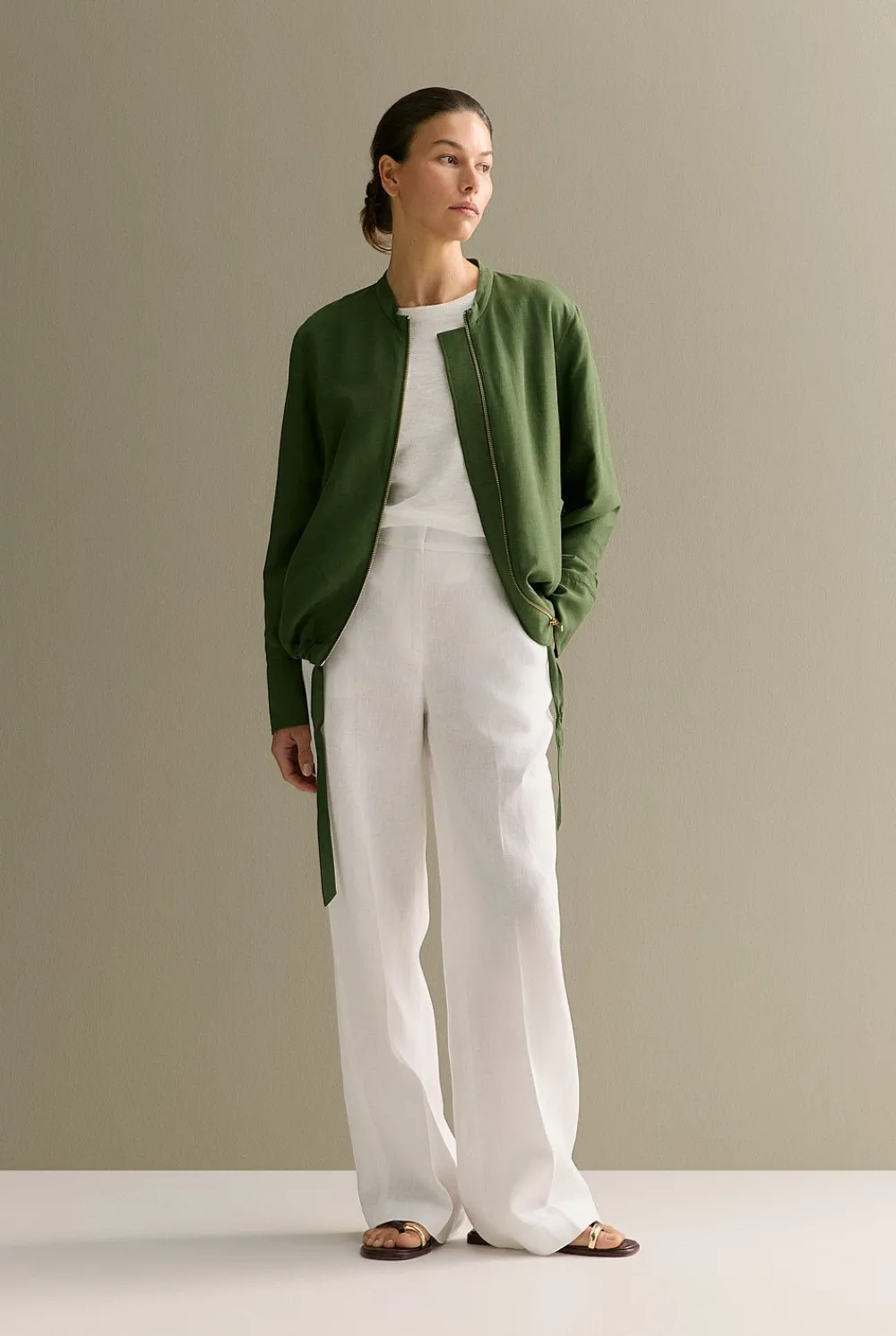 Pants|Occasion Dresses & Outfits>Trenery Linen Wide Leg Pant White