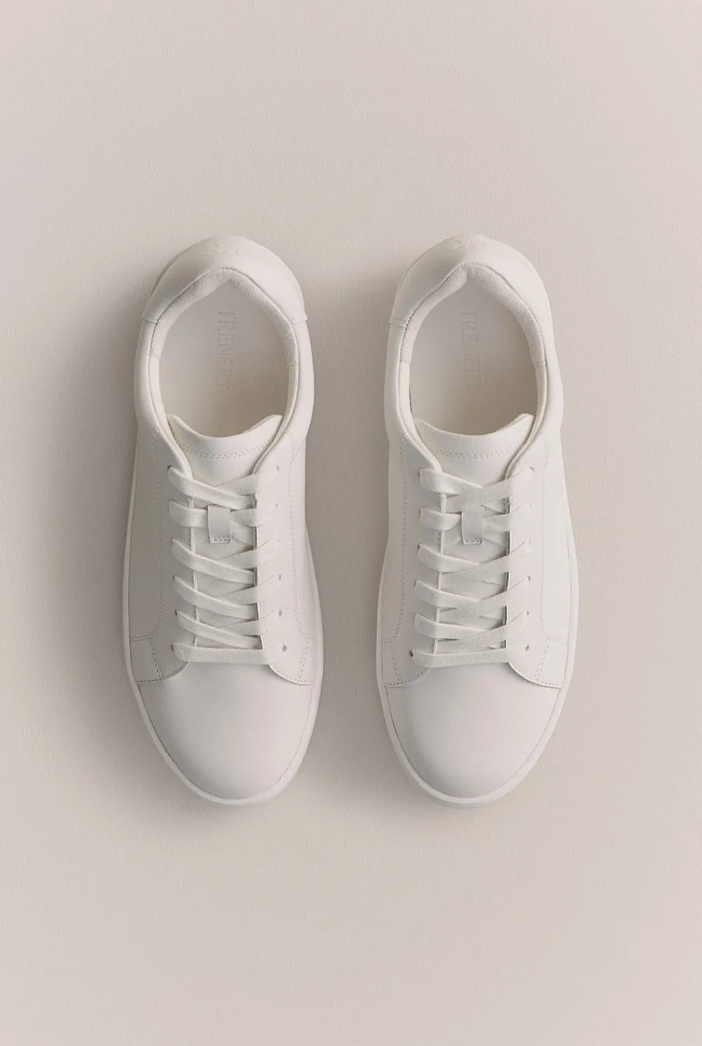 Sneakers>Trenery Lyons Leather Sneaker White