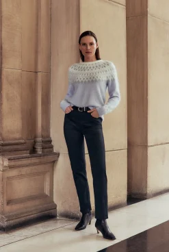 Denim & Jeans>Trenery Modern Sateen Straight Leg Jean Black