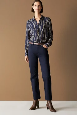 Denim & Jeans>Trenery Modern Sateen Straight Leg Jean NightSky