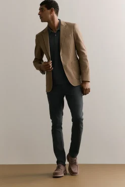 Denim & Jeans|Pants>Trenery Organically Grown Cotton Modern Slim Wash Jean Black