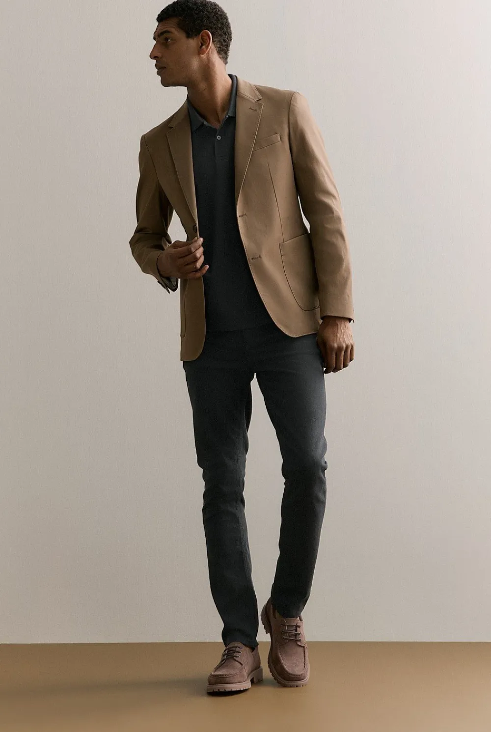 Denim & Jeans|Pants>Trenery Organically Grown Cotton Modern Slim Wash Jean Black
