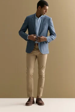 Pants>Trenery Regular Fit Five Pocket Travel Pant Desert