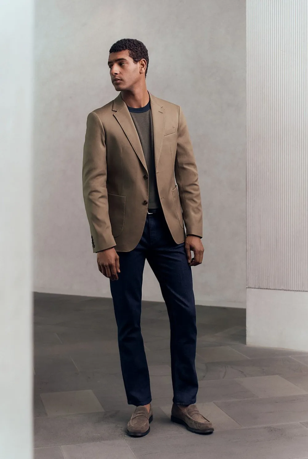 Pants>Trenery Regular Fit Five Pocket Travel Pant Navy