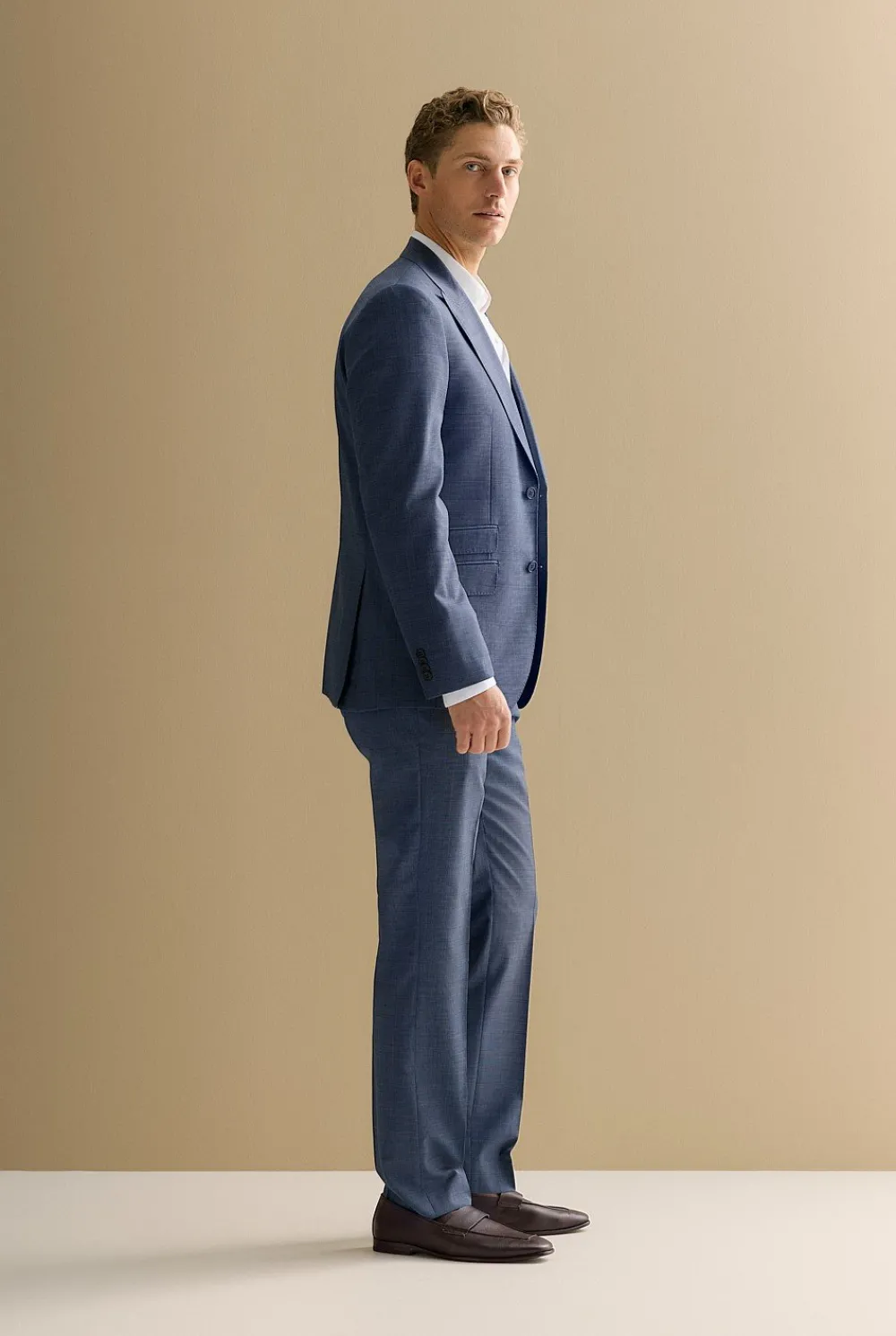 Outerwear|Suits & Tailoring>Trenery Regular Fit Italian Wool Blazer RoyalNavy