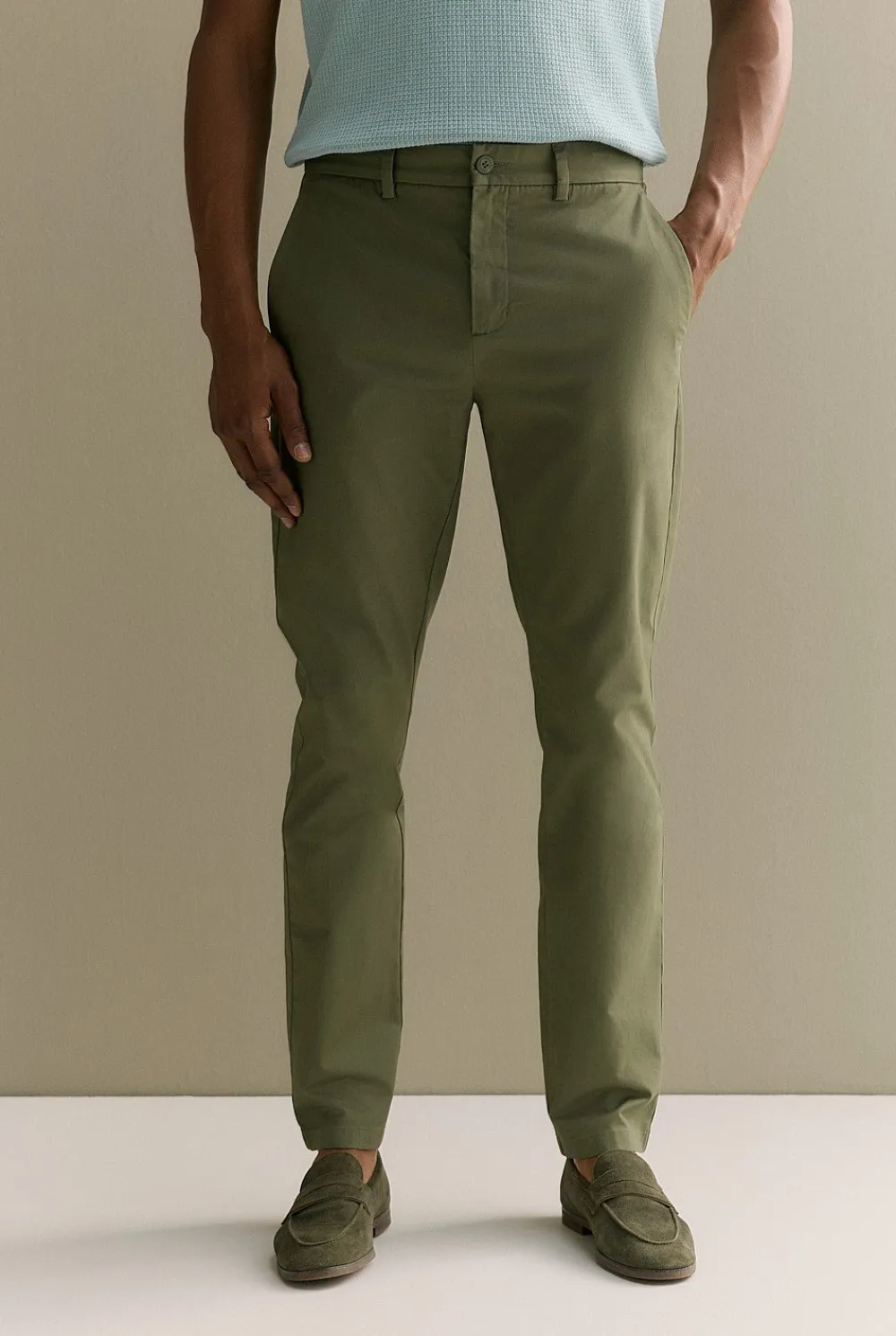 Pants|Chino Pants>Trenery Regular Fit Modern Chino Pant HunterGreen