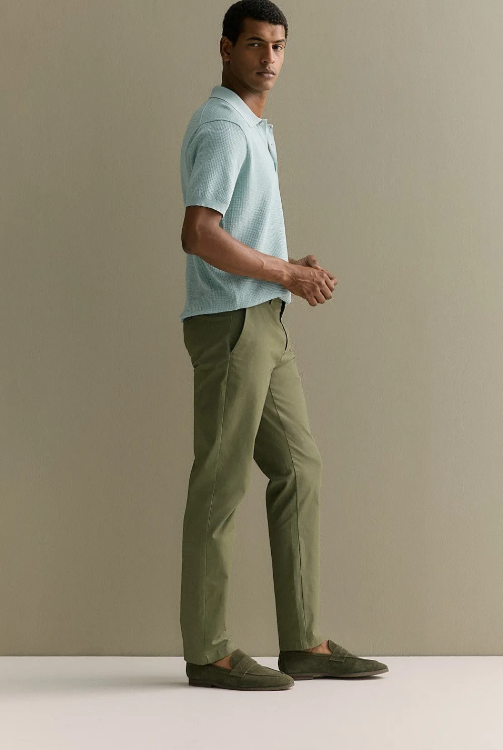 Pants|Chino Pants>Trenery Regular Fit Modern Chino Pant HunterGreen