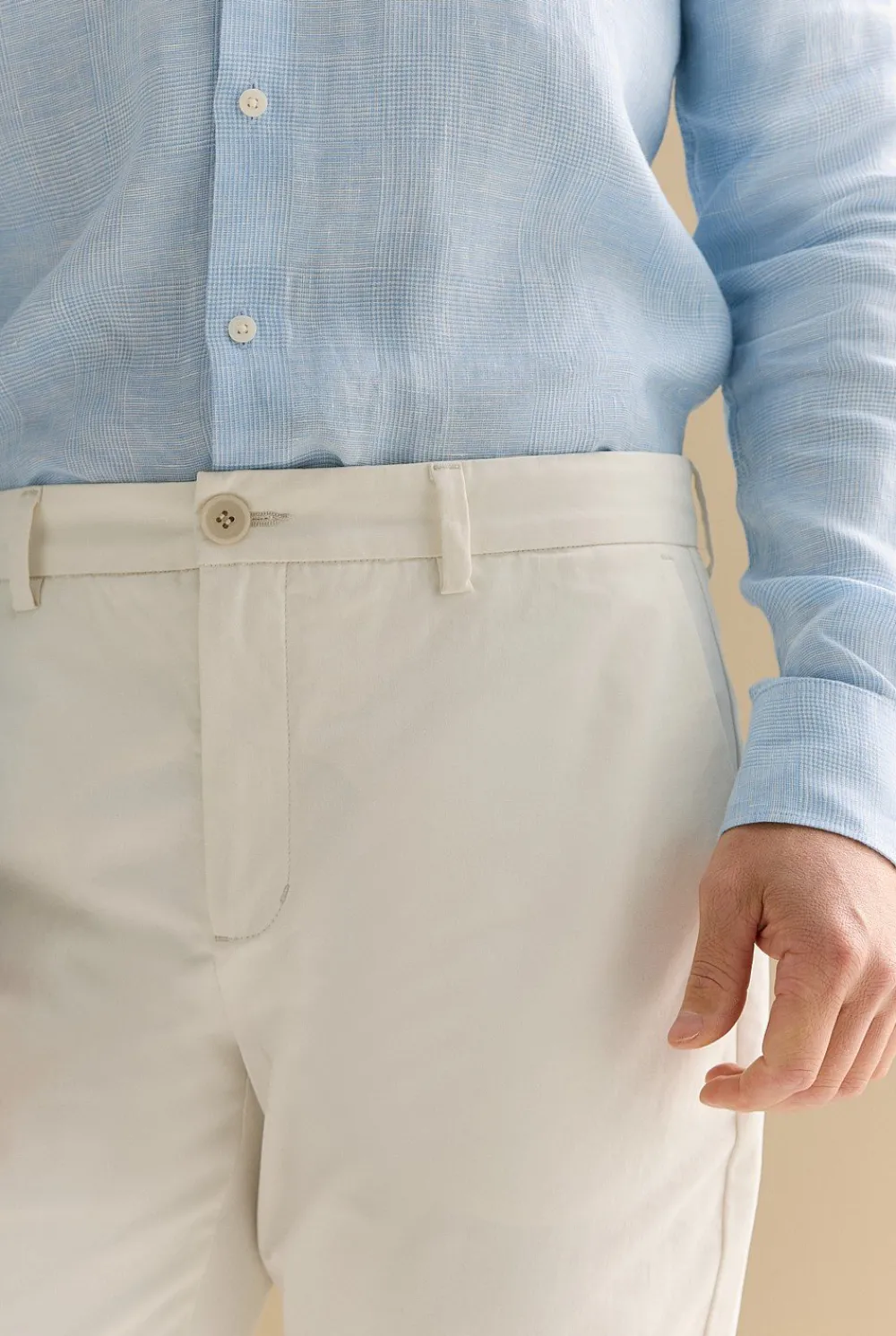 Chino Pants>Trenery Regular Fit Modern Chino Pant White