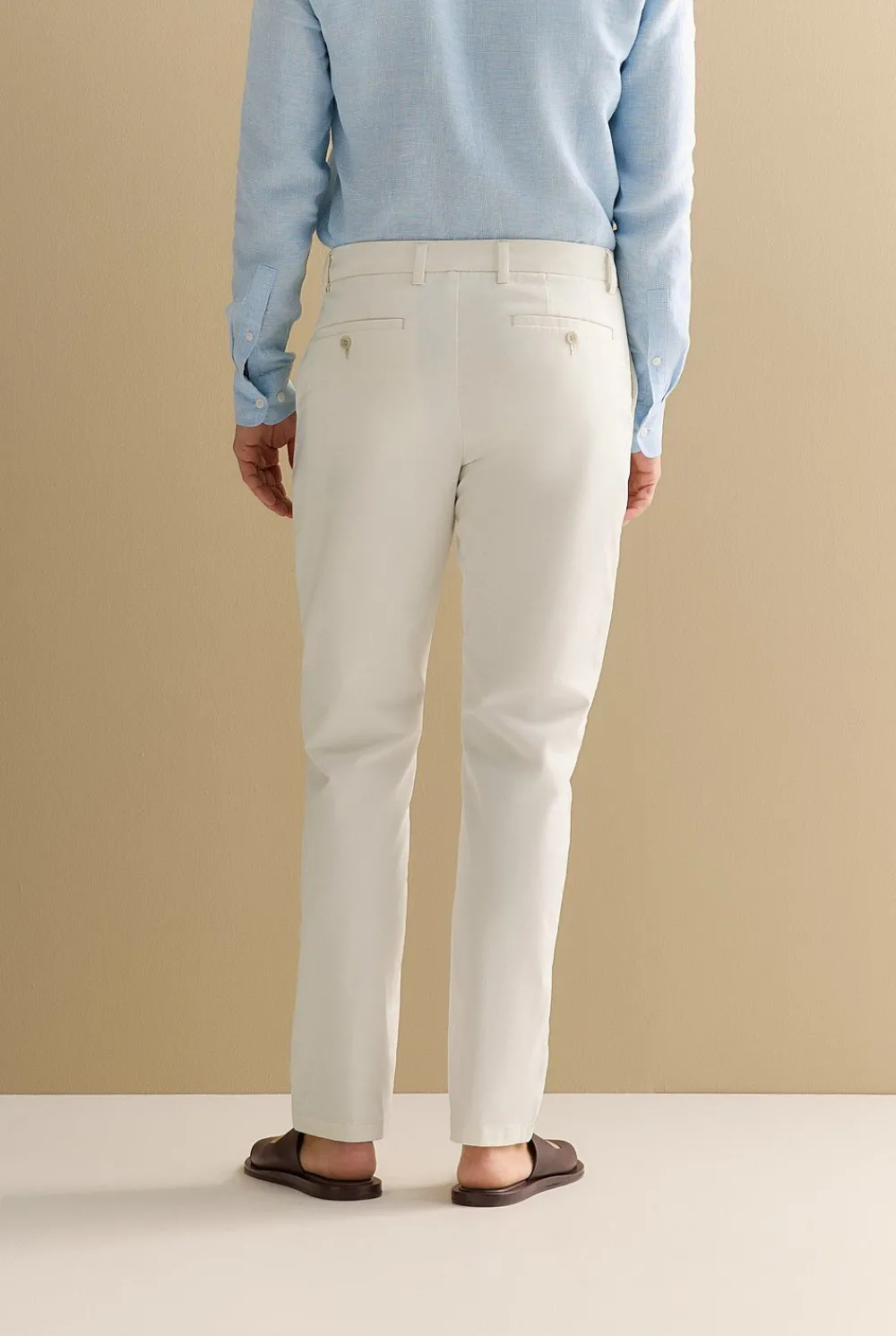 Chino Pants>Trenery Regular Fit Modern Chino Pant White