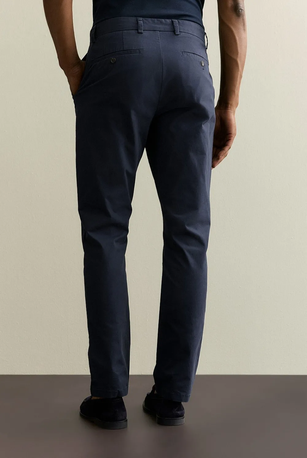 Pants|Chino Pants>Trenery Regular Fit Modern Chino Pant Navy