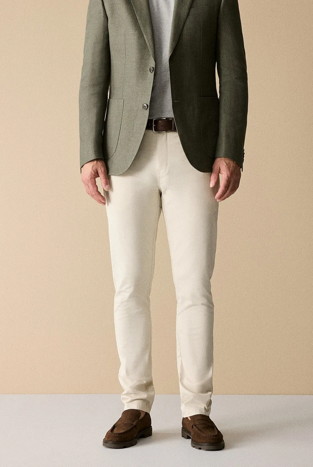 Chino Pants>Trenery Slim Chino Pant Chalk