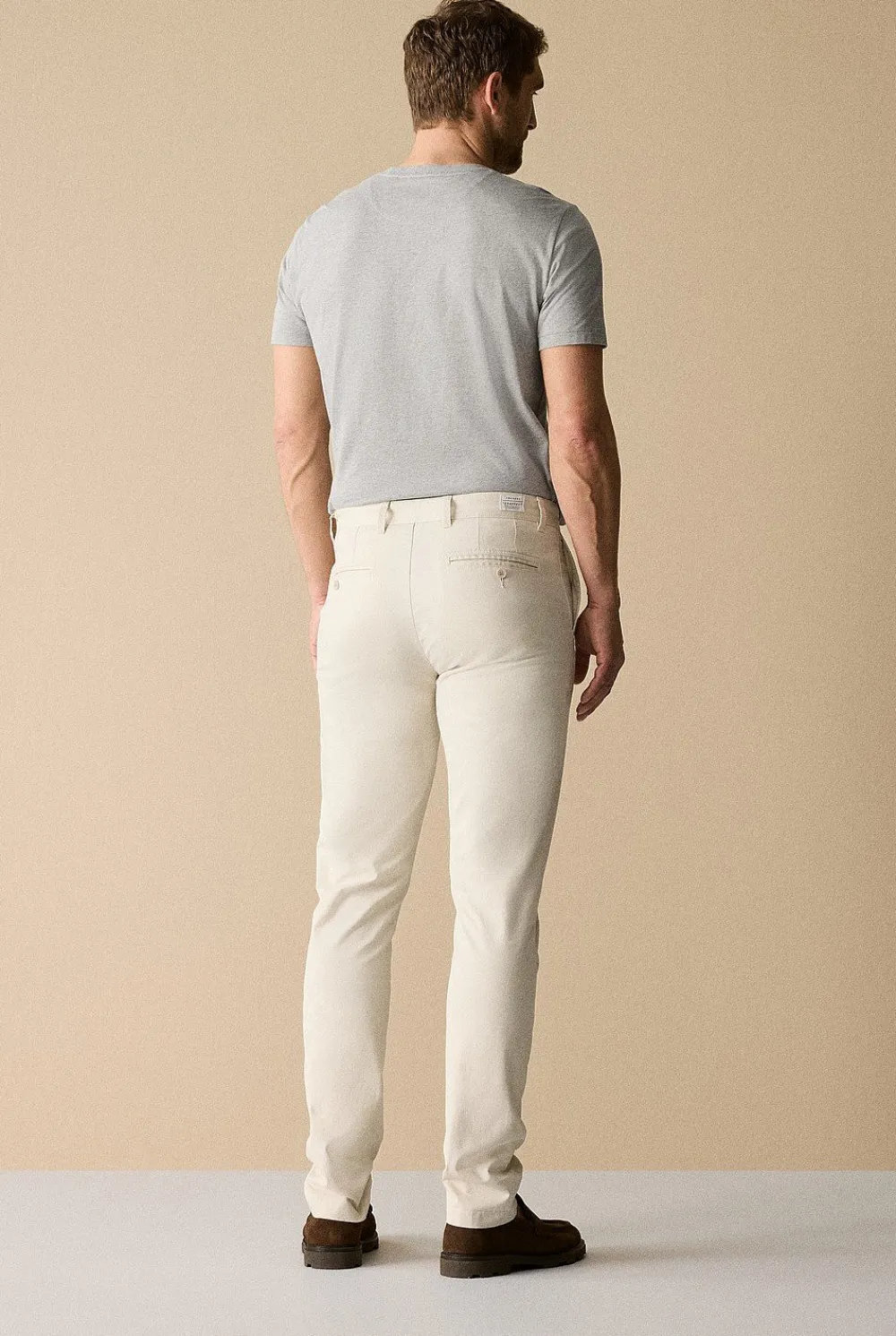Chino Pants>Trenery Slim Chino Pant Chalk