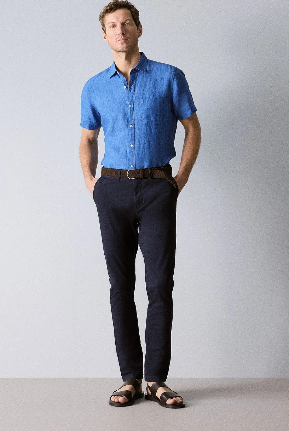 Pants|Chino Pants>Trenery Slim Chino Pant MidnightBlue