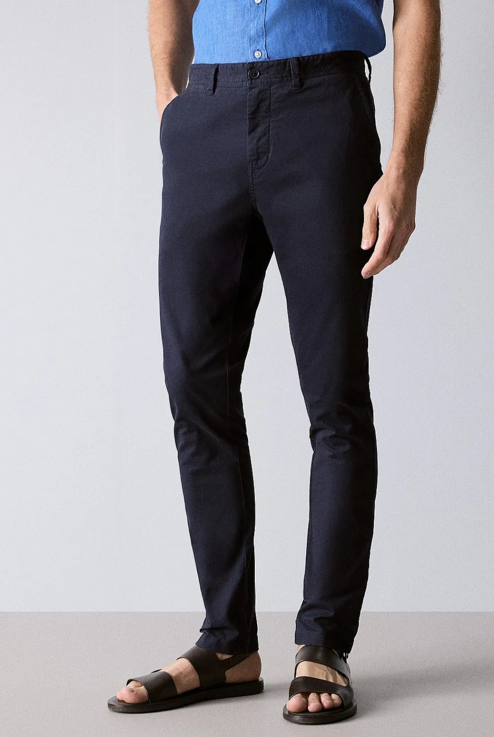 Pants|Chino Pants>Trenery Slim Chino Pant MidnightBlue