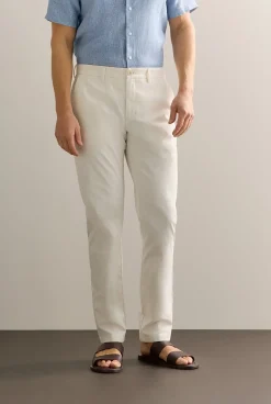 Pants|Chino Pants>Trenery Slim Fit Modern Chino Pant White