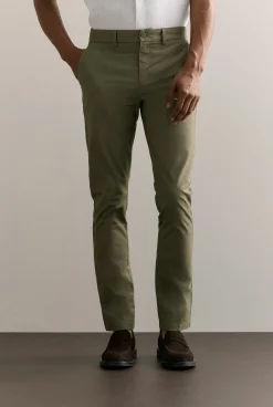 Pants|Chino Pants>Trenery Slim Fit Modern Chino Pant HunterGreen