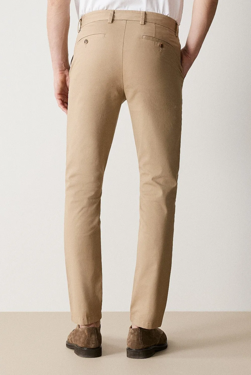 Pants|Chino Pants>Trenery Slim Fit Modern Chino Pant Desert