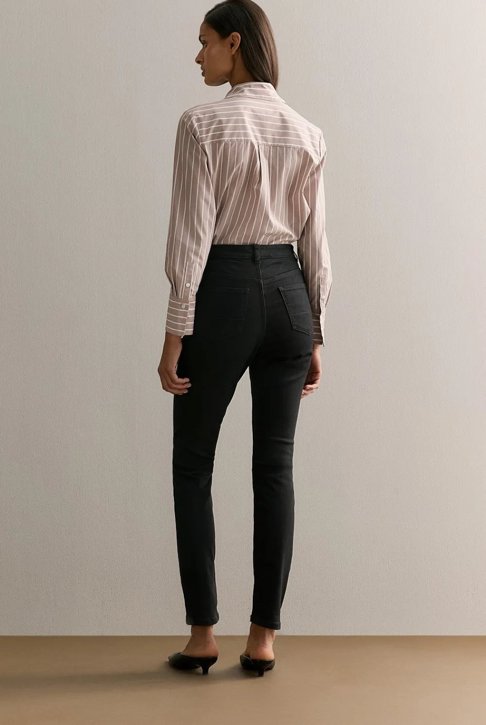 Denim & Jeans>Trenery Slim Jean Black