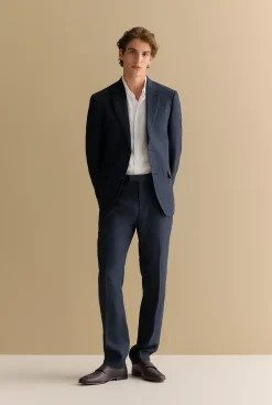 Shorts|Linen Shirts>Trenery Tailored Fit Classic Linen Shirt White