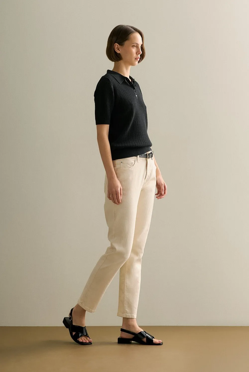Pants|Denim & Jeans>Trenery Undyed Natural Denim Boyfriend Jean Ecru