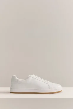 Shoes>Trenery Woodhead Leather Sneaker White