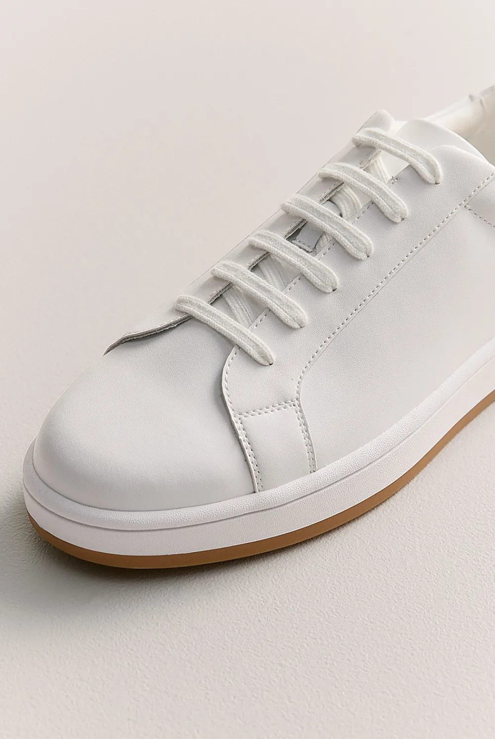 Shoes>Trenery Woodhead Leather Sneaker White